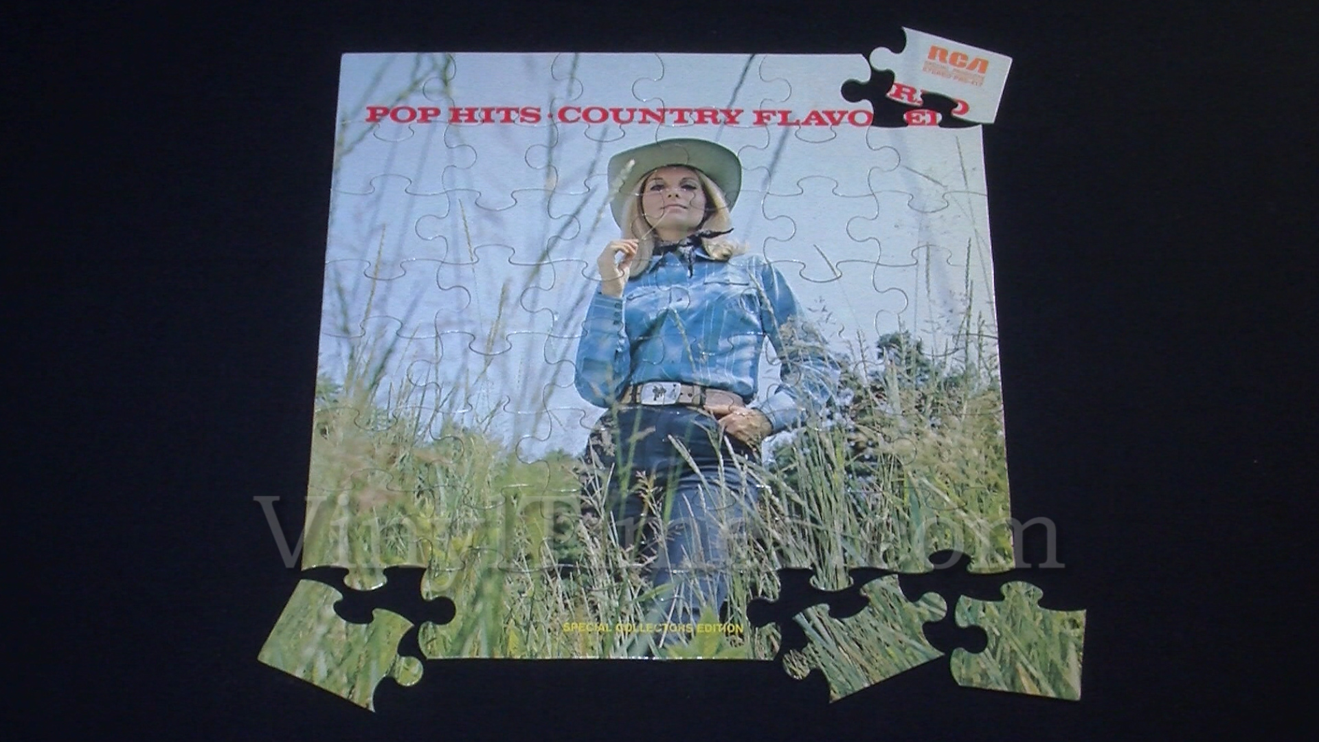 Various Artists “Pop Hits Country Flavored” Album Cover Jigsaw Puzzle