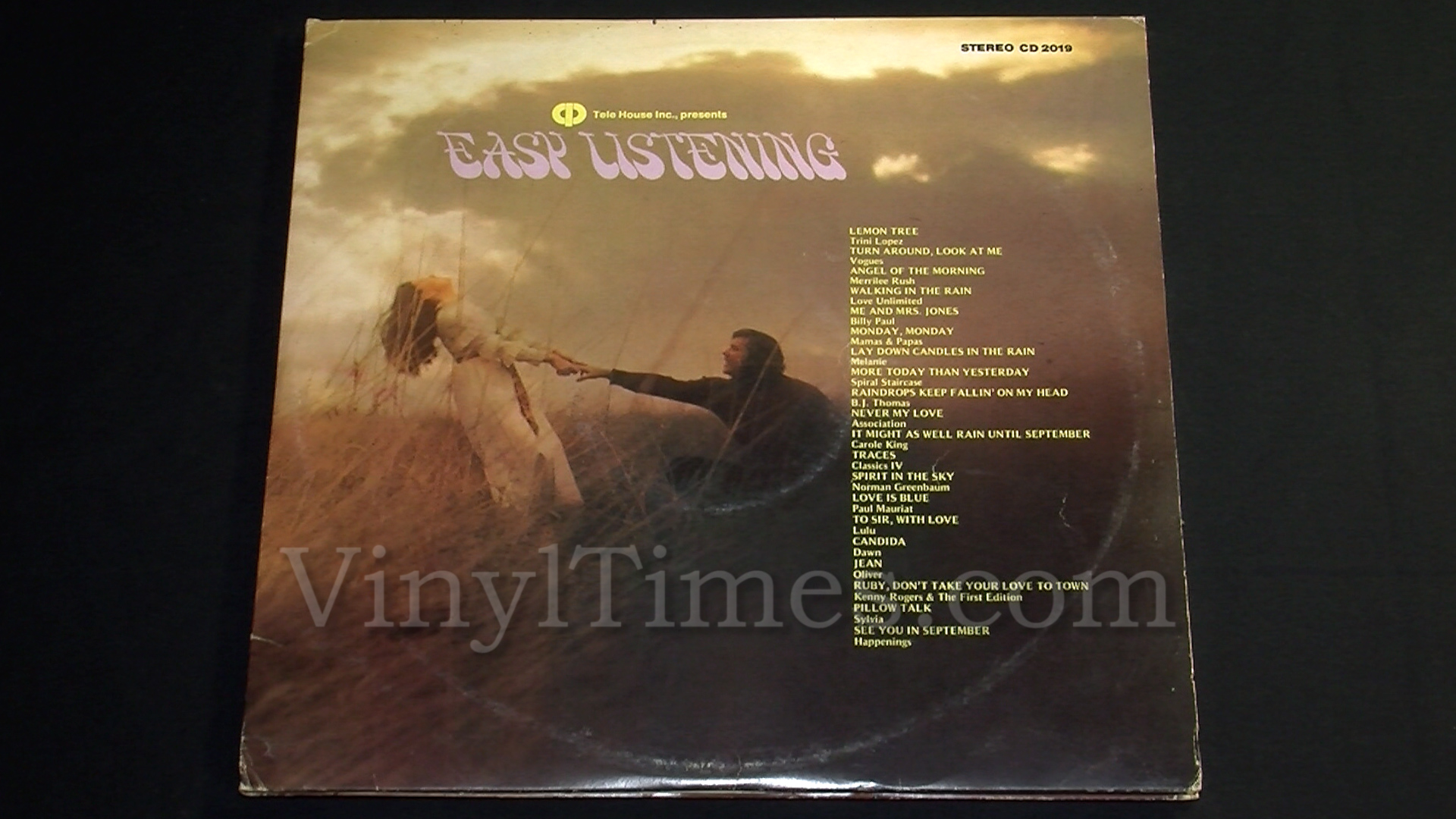 Various - "Easy Listening" Vinyl LP Record Album gatefold cover
