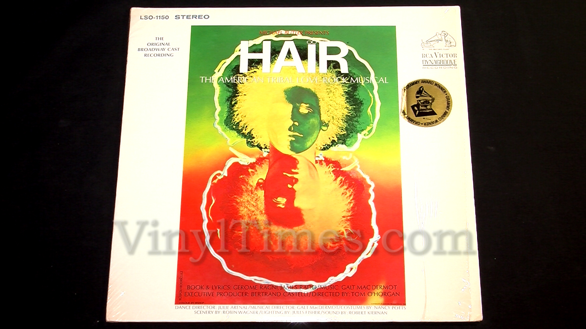 Broadway - "Hair" Vinyl LP Record Album